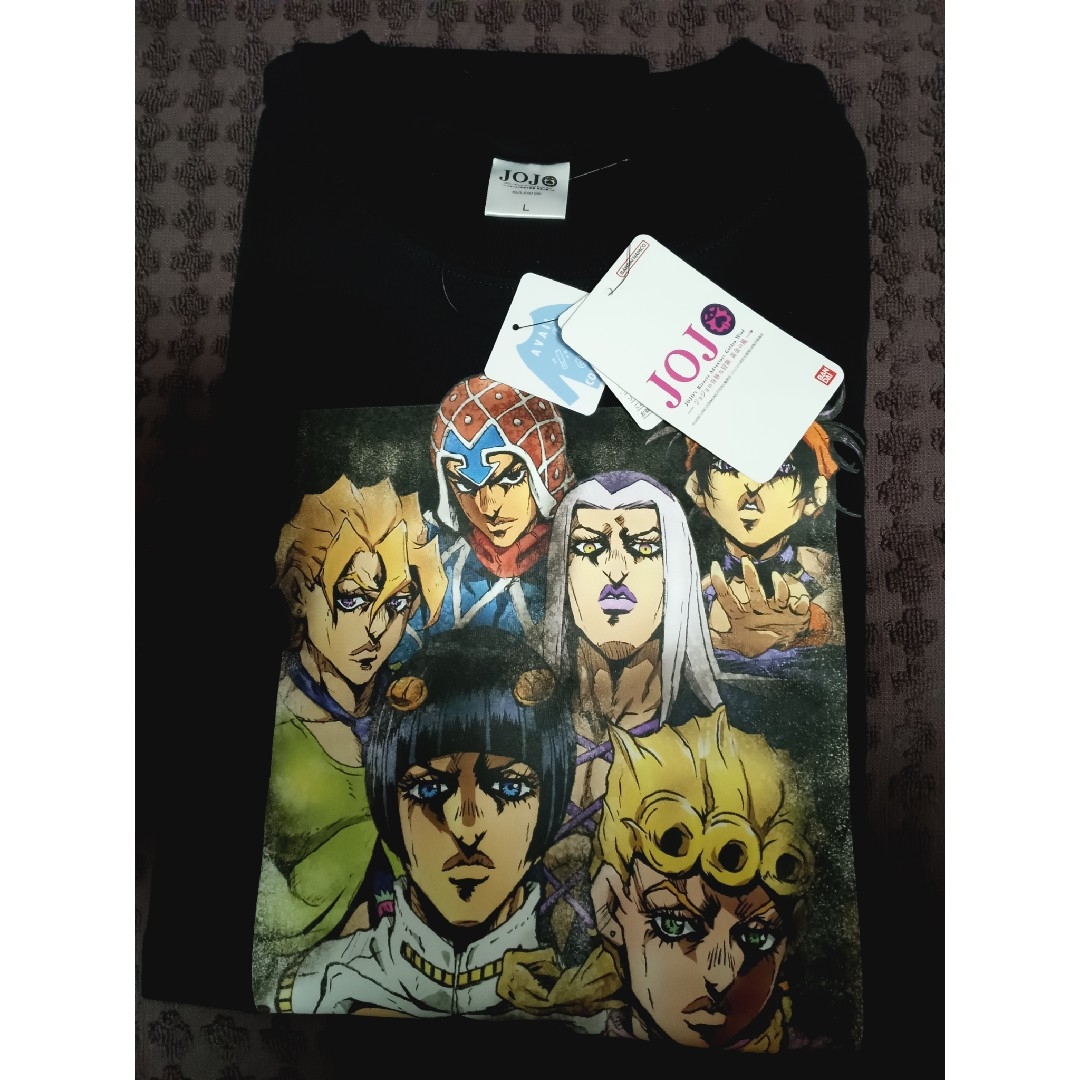 Avail(アベイル)の新品 ジョジョの奇妙な冒険 黄金の風 アベイル バンダイ ロングTシャツ Lサイ メンズのトップス(Tシャツ/カットソー(七分/長袖))の商品写真