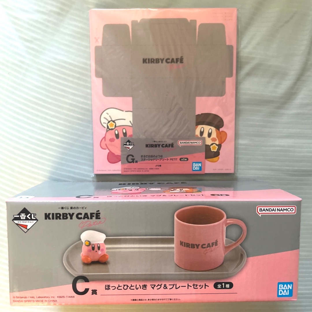 BANDAI(バンダイ)の一番くじ カービィ C賞 マグ&プレート G賞 ステーショナリーアソート メモ エンタメ/ホビーのおもちゃ/ぬいぐるみ(キャラクターグッズ)の商品写真