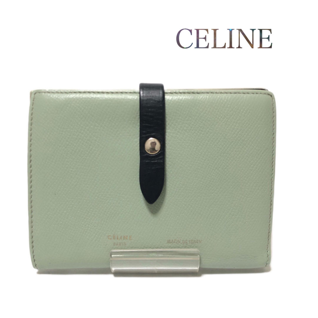 CELINE - 【美品】CELINE セリーヌ ストラップ スモール 二 CELINE - 【美品】CELINE セリーヌ ストラップ スモール 二