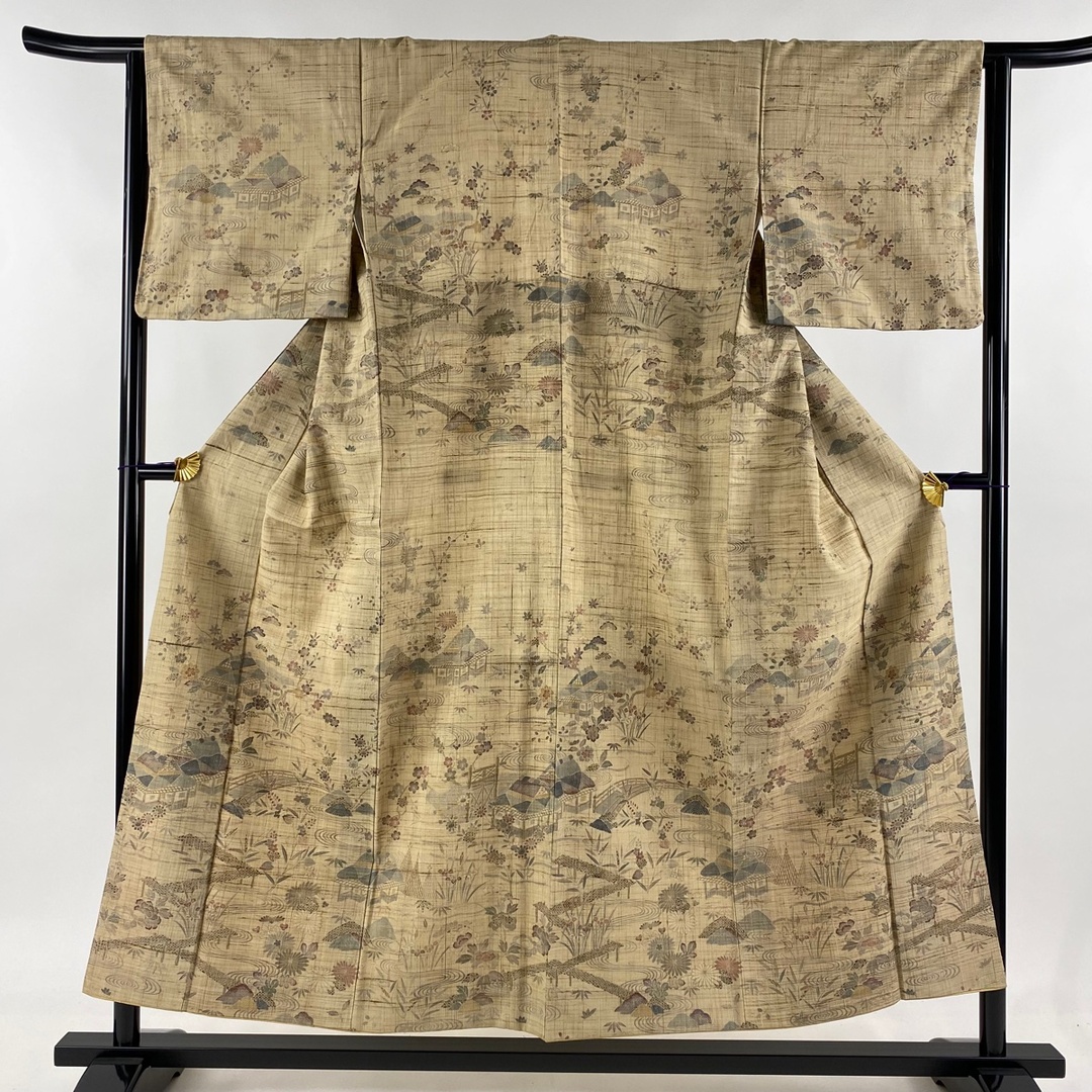 訪問着 身丈152cm 裄丈63.5cm 正絹 美品 逸品 【中古】