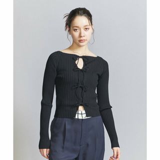 ビューティアンドユースユナイテッドアローズ(BEAUTY&YOUTH UNITED ARROWS)の【BLACK】ワイドリブニット トップス -2WAY/ウォッシャブル-(ニット/セーター)