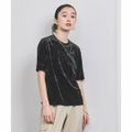 【BLACK】【FREE】クラッシュ ベロア Tシャツ