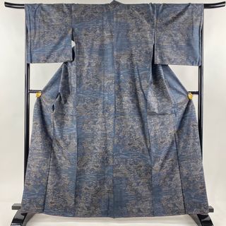 紬 身丈164cm 裄丈66.5cm 正絹 美品 名品 【中古】(着物)