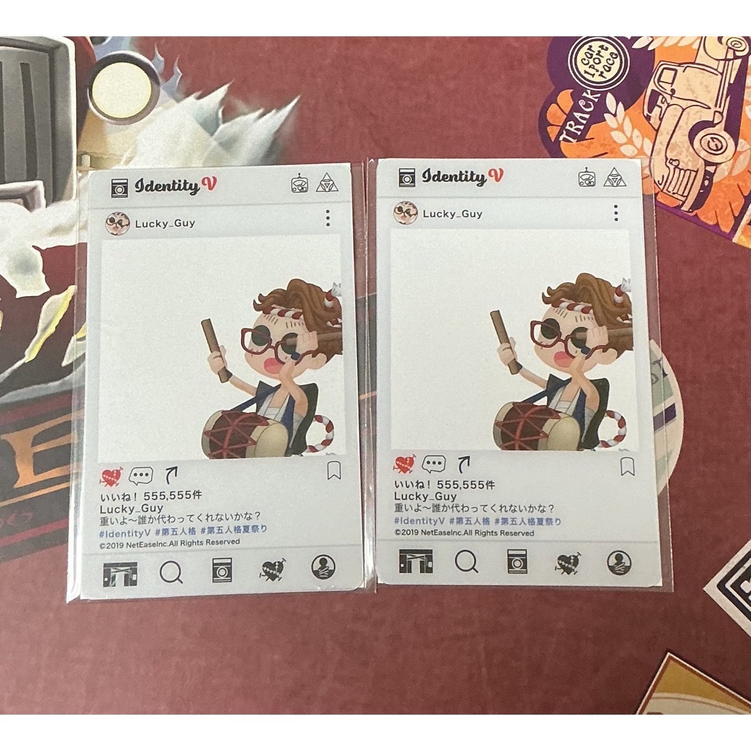 第五人格 幸運児 ともピク SNS風クリアカード エンタメ/ホビーのおもちゃ/ぬいぐるみ(キャラクターグッズ)の商品写真