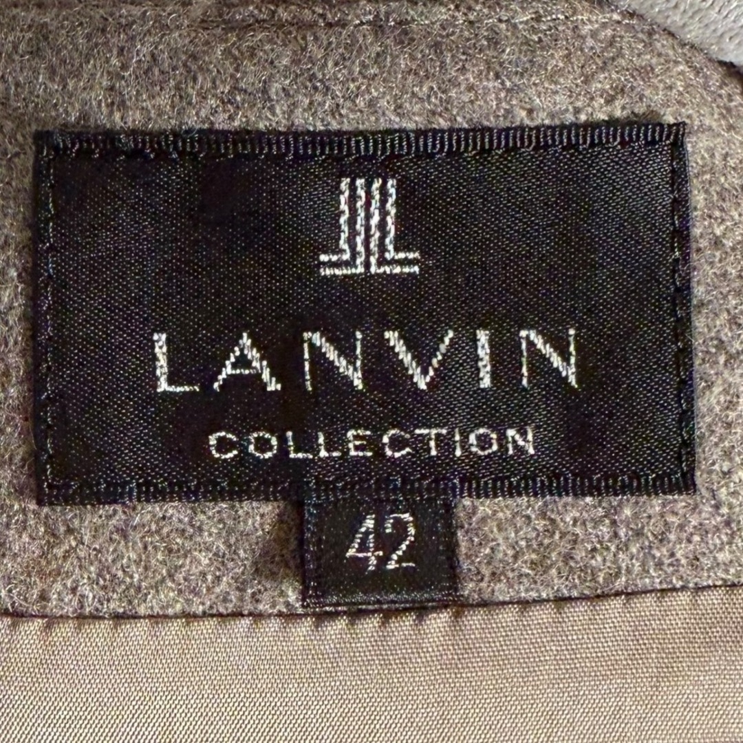 美品 LANVIN COLLECTION ランバンコレクション カシミヤブレンド