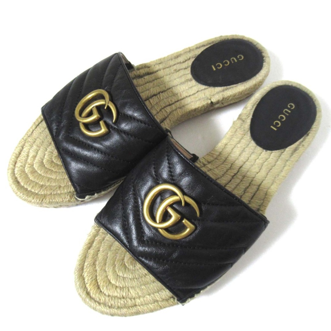 GUCCI - 美品 GUCCI グッチ GGマーモント エスパドリーユ GUCCI - 美品 GUCCI グッチ GGマーモント エスパドリーユ