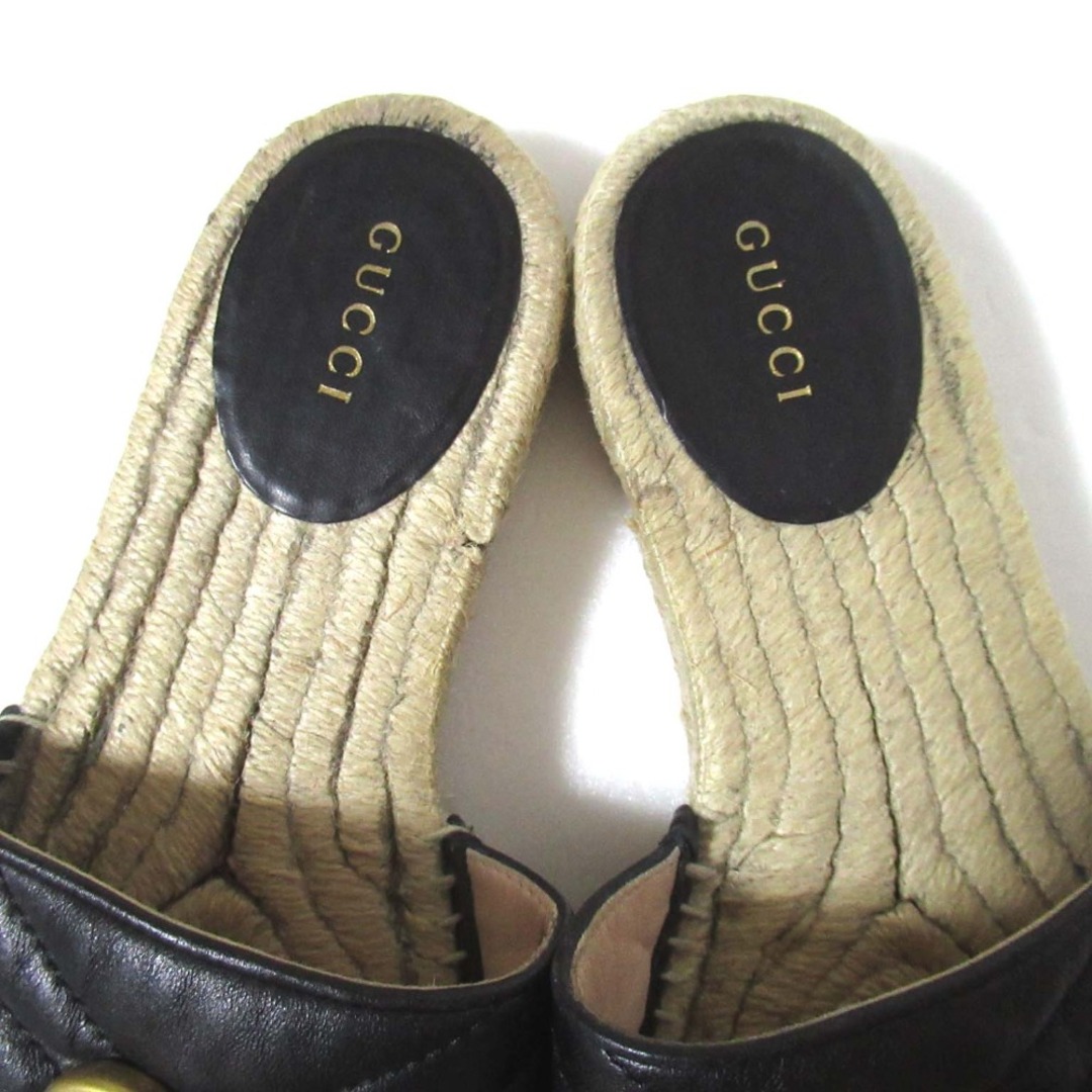 GUCCI - 美品 GUCCI グッチ GGマーモント エスパドリーユ GUCCI - 美品 GUCCI グッチ GGマーモント エスパドリーユ