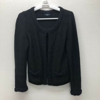 ロペ(ROPE’)の【ROPÉ】ロペ　　M　黒　ブラック　カーディガン　　長袖　ニット　レディース　おしゃれ　毛(ニット/セーター)