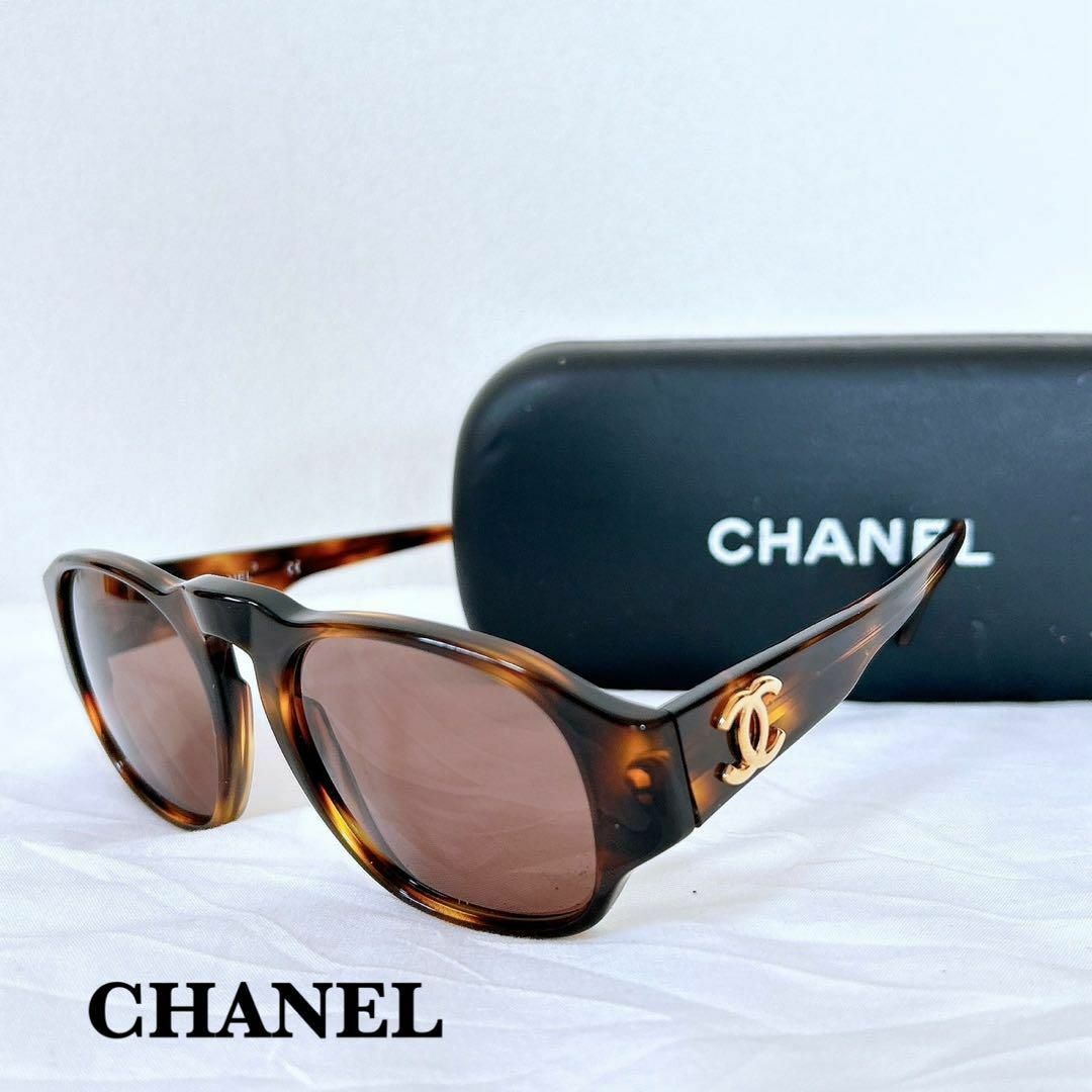 CHANEL - CHANEL シャネル ココマーク サングラス 鼈甲柄 CHANEL - CHANEL シャネル ココマーク サングラス 鼈甲柄