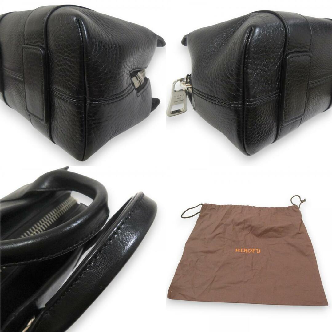 新品同様 HIROFU ヒロフ ランポS レザー 2WAY ミニボストン 新品同様 HIROFU ヒロフ ランポS レザー 2WAY ミニボストン
