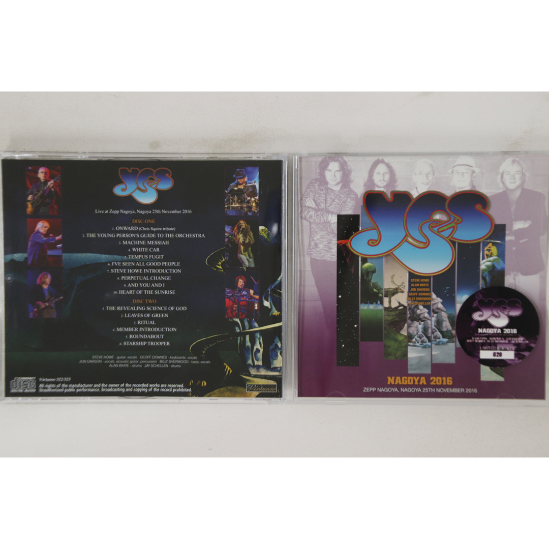 国不明2discs CD Yes Nagoya 2016 VIRTUOSO322 VIRTUOSO /00220 エンタメ/ホビーのCD(ポップス/ロック(洋楽))の商品写真
