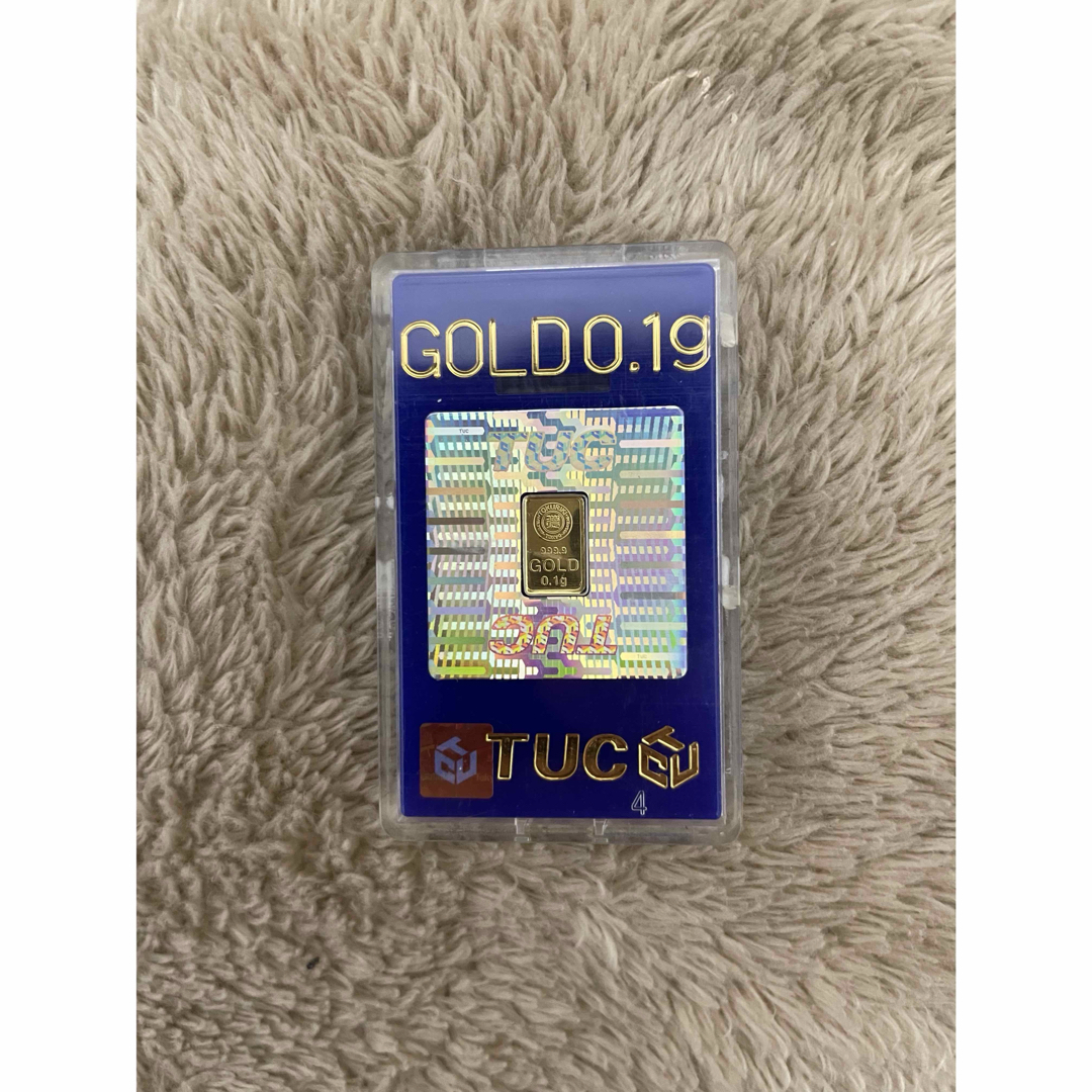 TOKURIKI(トクリキ)の【急騰中】TUC 徳力 0.1g エンタメ/ホビーの美術品/アンティーク(金属工芸)の商品写真