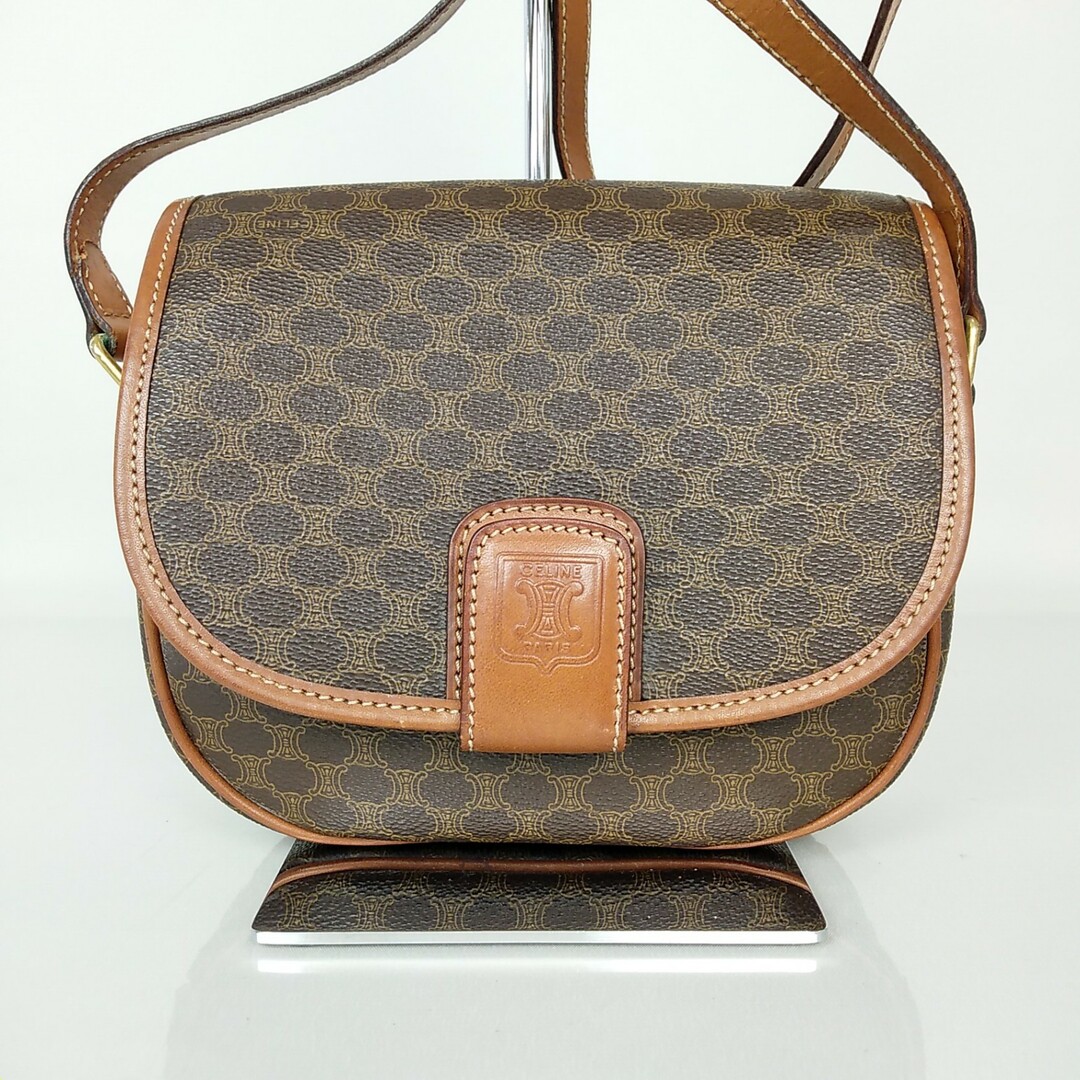 CELINE - 2501-77|美品|セリーヌ ショルダーバッグ マカダム柄 CELINE - 2501-77|美品|セリーヌ ショルダーバッグ マカダム柄