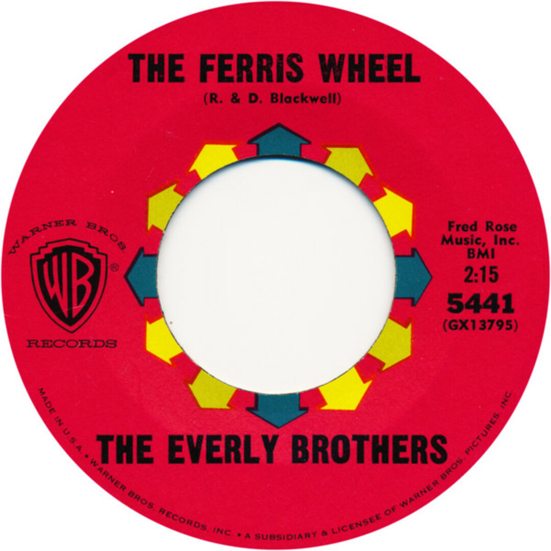 米7" Everly Brothers The Ferris Wheel / Dont Forget To Cry 5441 Warner Bros. Records /00080 エンタメ/ホビーのエンタメ その他(その他)の商品写真