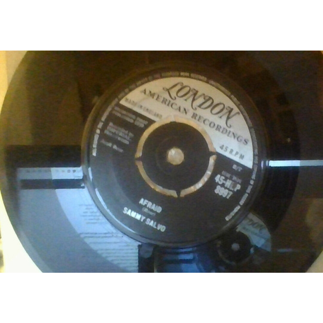 英7" Sammy Salvo Afraid / Marble Heart 45HLP8997 London Records /00080 エンタメ/ホビーのエンタメ その他(その他)の商品写真