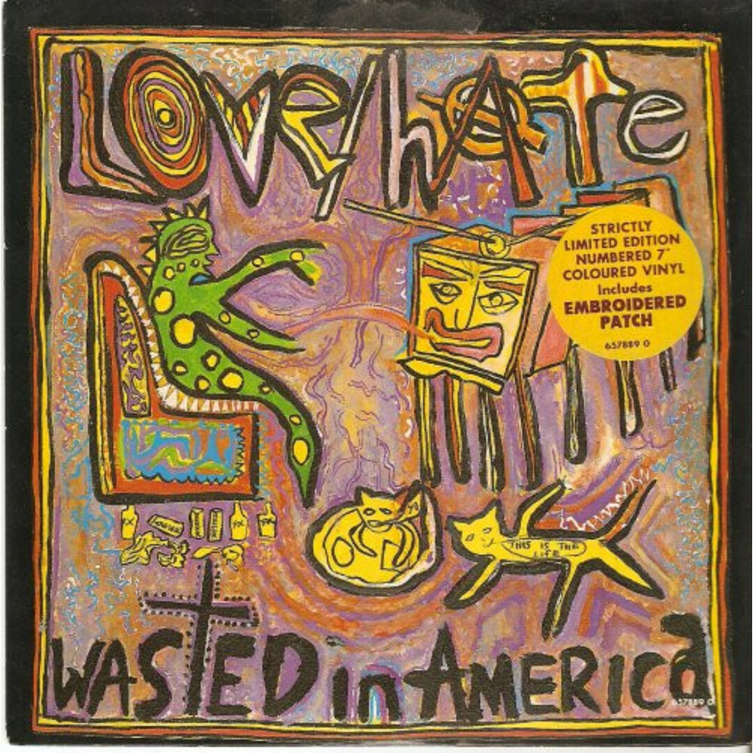 英7" Love/Hate Wasted In America 6578890 Columbia /00080 エンタメ/ホビーのエンタメ その他(その他)の商品写真