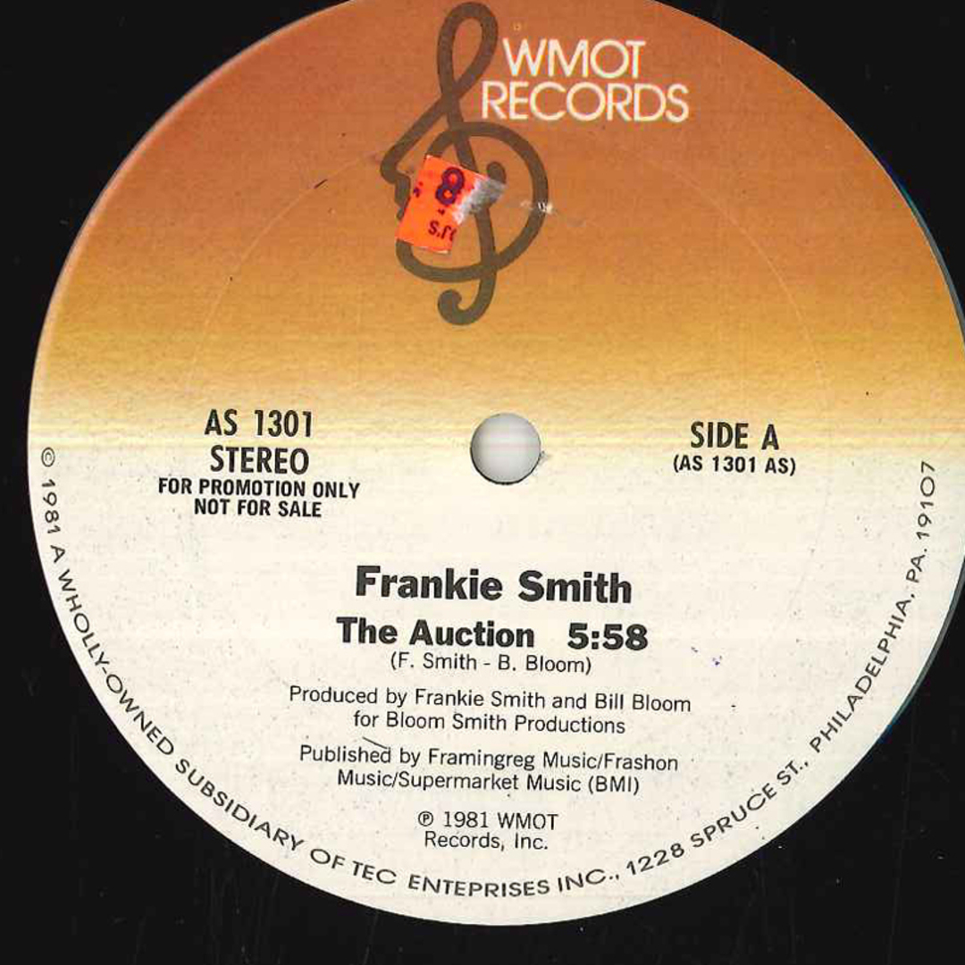 米12" Frankie Smith The Auction AS1301 WMOT /00250 エンタメ/ホビーのエンタメ その他(その他)の商品写真