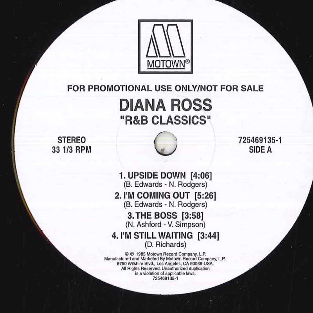 米12" Diana Ross R&b Classics 7254691351PROMO MOTOWN プロモ /00260 エンタメ/ホビーのエンタメ その他(その他)の商品写真