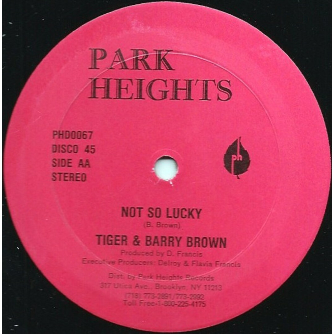 米12” Marcus Prophet / Tiger & Barry Brown Freedom Walk / Not So Lucky PHD0067 Park Heights /00250 エンタメ/ホビーのエンタメ その他(その他)の商品写真