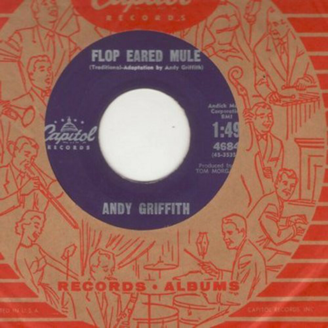 米7" Andy Griffith Flop Eared Mule / A Good Man Is Hard To Find 4684 Capitol Records /00080 エンタメ/ホビーのエンタメ その他(その他)の商品写真