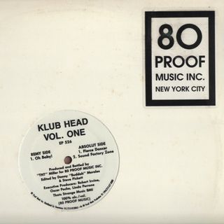 米12” Klubhead Vol. One EP526 80 Proof Music Inc. /00250(その他)