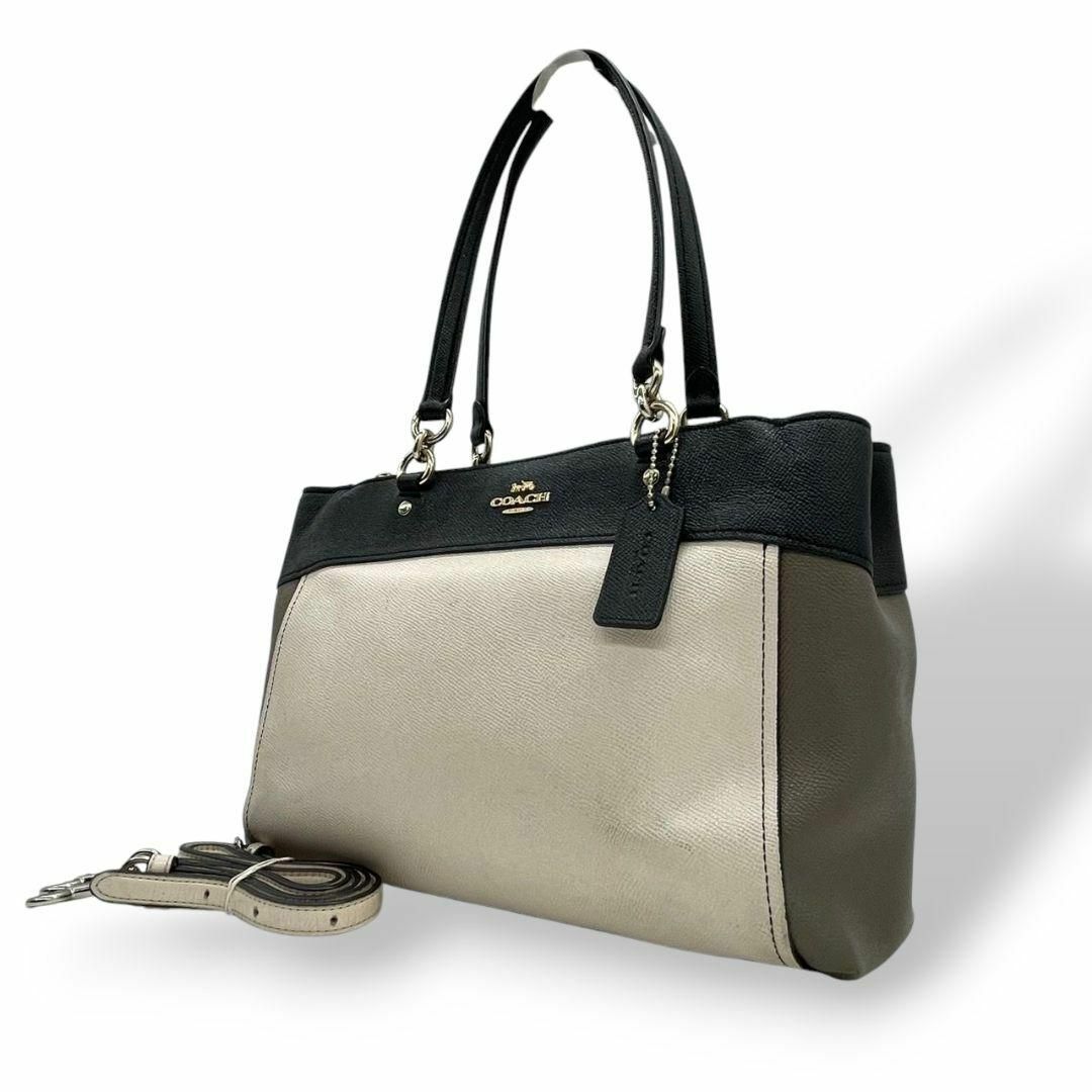 【⭐︎ゆう】COACHレザー2WAYハンドバッグ COACH レザー ハンドバッグ 2way ショルダーつき - メルカリ