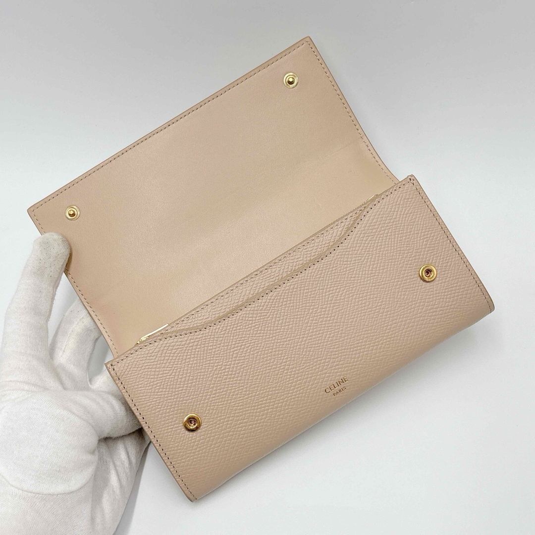 CELINE - 極美品* CELINE セリーヌ ラージフラップ カーフ CELINE - 極美品* CELINE セリーヌ ラージフラップ カーフ
