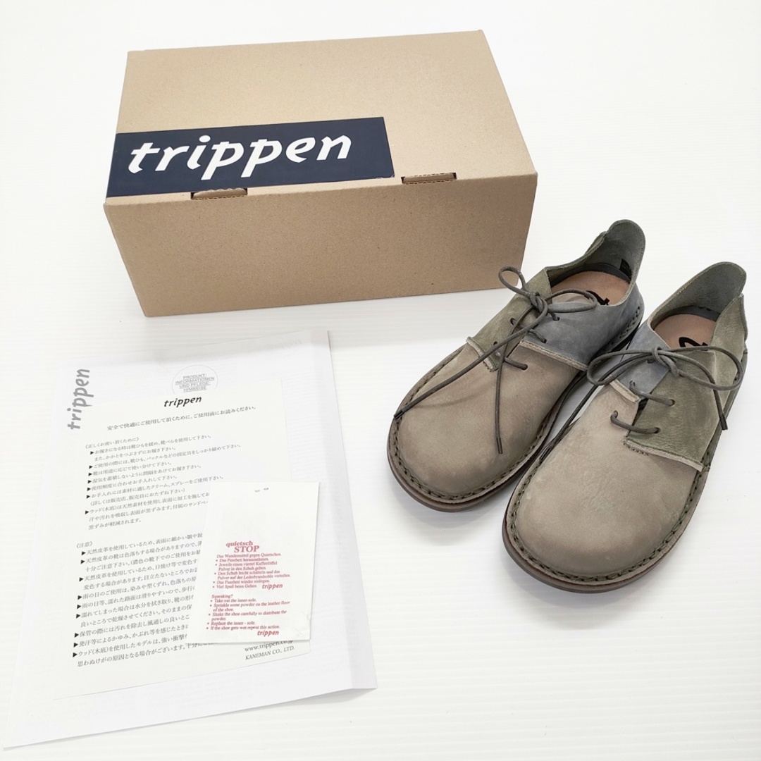 trippen - trippen Triad grey 定価51700円 牛革 サイズ36 trippen - trippen Triad grey 定価51700円 牛革 サイズ36