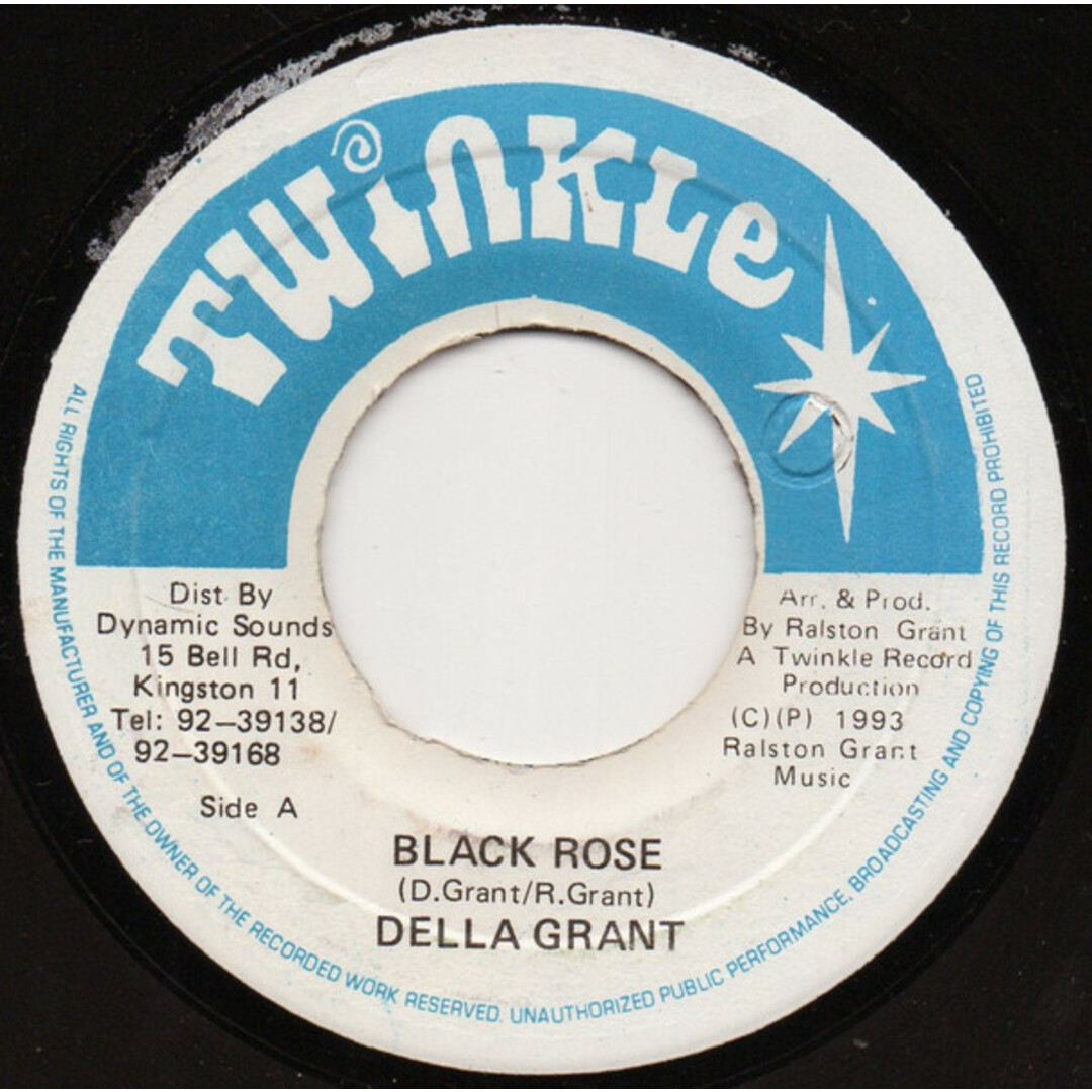 ジャマイカ7” Della Grant Black Rose NONE Twinkle Records (3) /00080 エンタメ/ホビーのエンタメ その他(その他)の商品写真