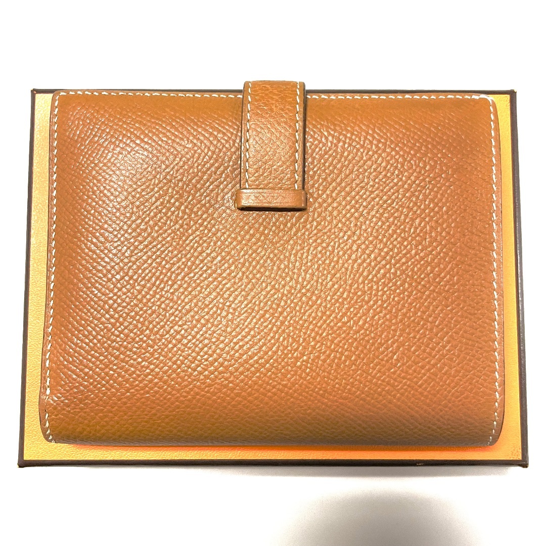 HERMES - 新品 HERMES エルメス べアン コンパクト ゴールド HERMES - 新品 HERMES エルメス べアン コンパクト ゴールド