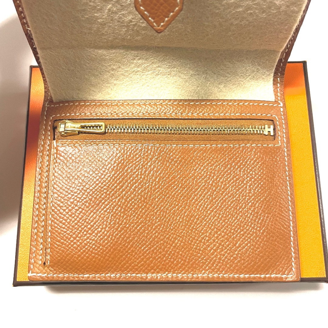 HERMES - 新品 HERMES エルメス べアン コンパクト ゴールド HERMES - 新品 HERMES エルメス べアン コンパクト ゴールド