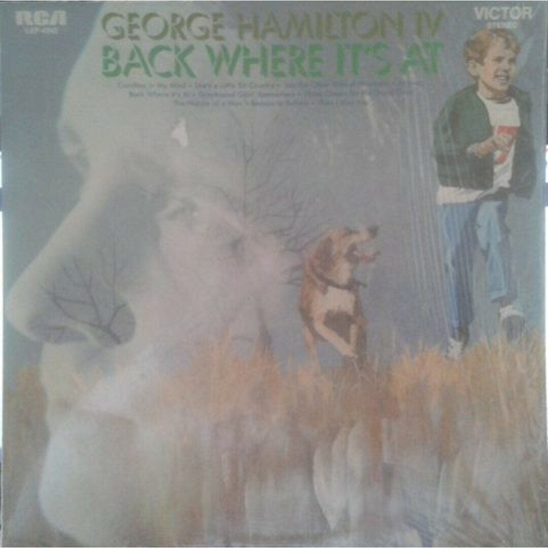 米LP George Hamilton IV Back Where Its At LSP4342 RCA Victor /00260 エンタメ/ホビーのエンタメ その他(その他)の商品写真