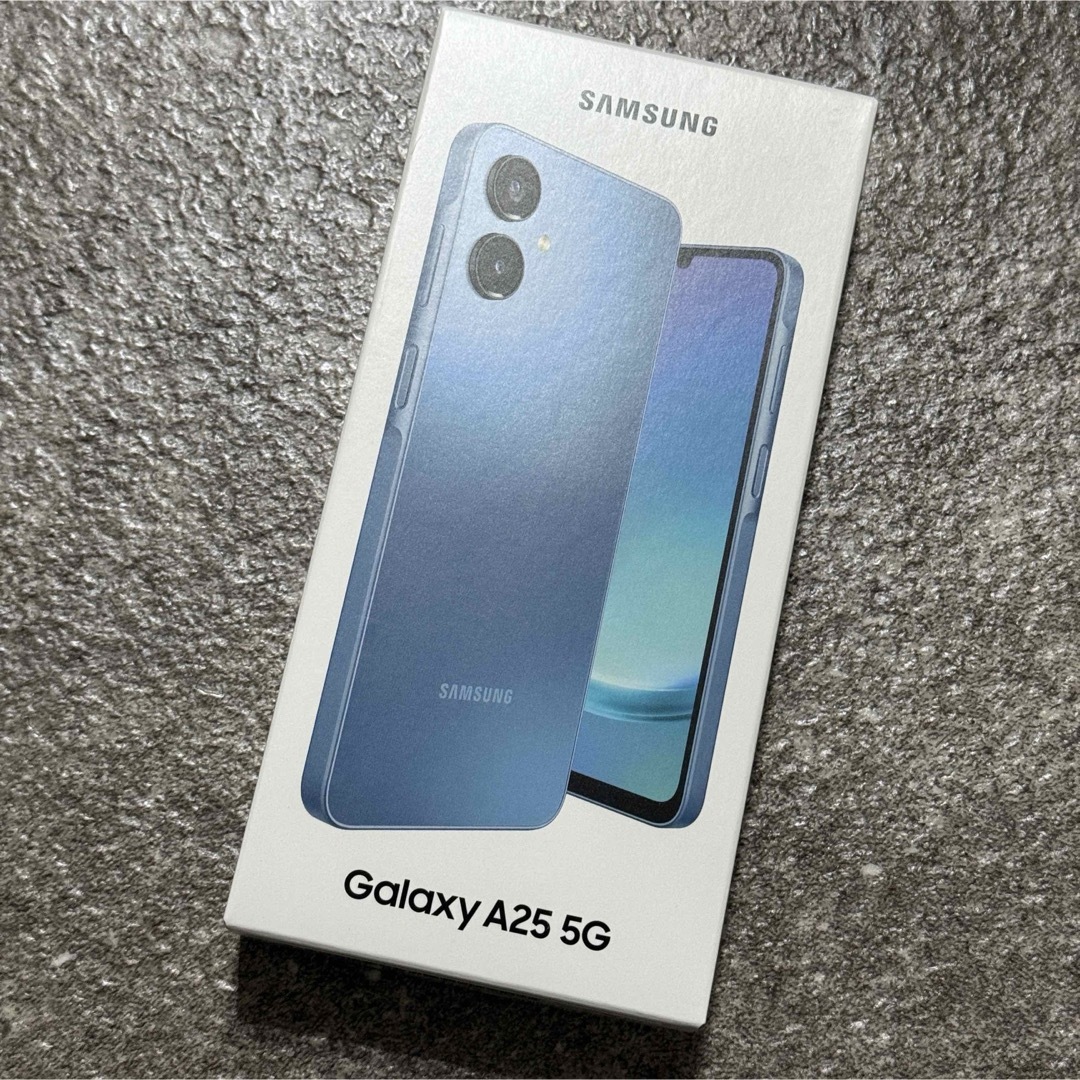 Galaxy(ギャラクシー)の新品未使用 Galaxy A25 5G SC-53F SIMフリー ブルー スマホ/家電/カメラのスマートフォン/携帯電話(スマートフォン本体)の商品写真