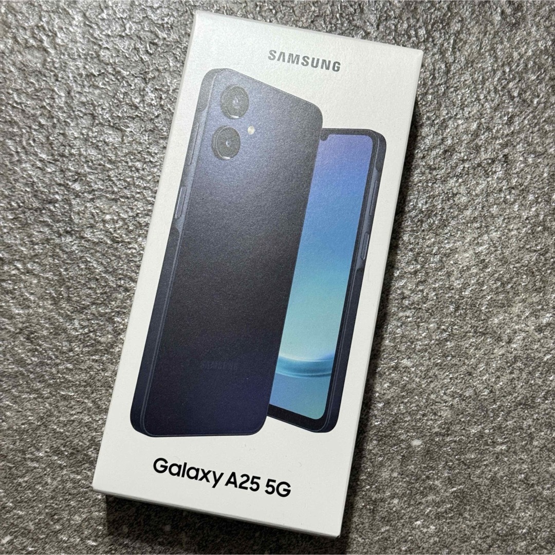 Galaxy(ギャラクシー)の新品未使用 Galaxy A25 5G SC-53F SIMフリー ブラック スマホ/家電/カメラのスマートフォン/携帯電話(スマートフォン本体)の商品写真