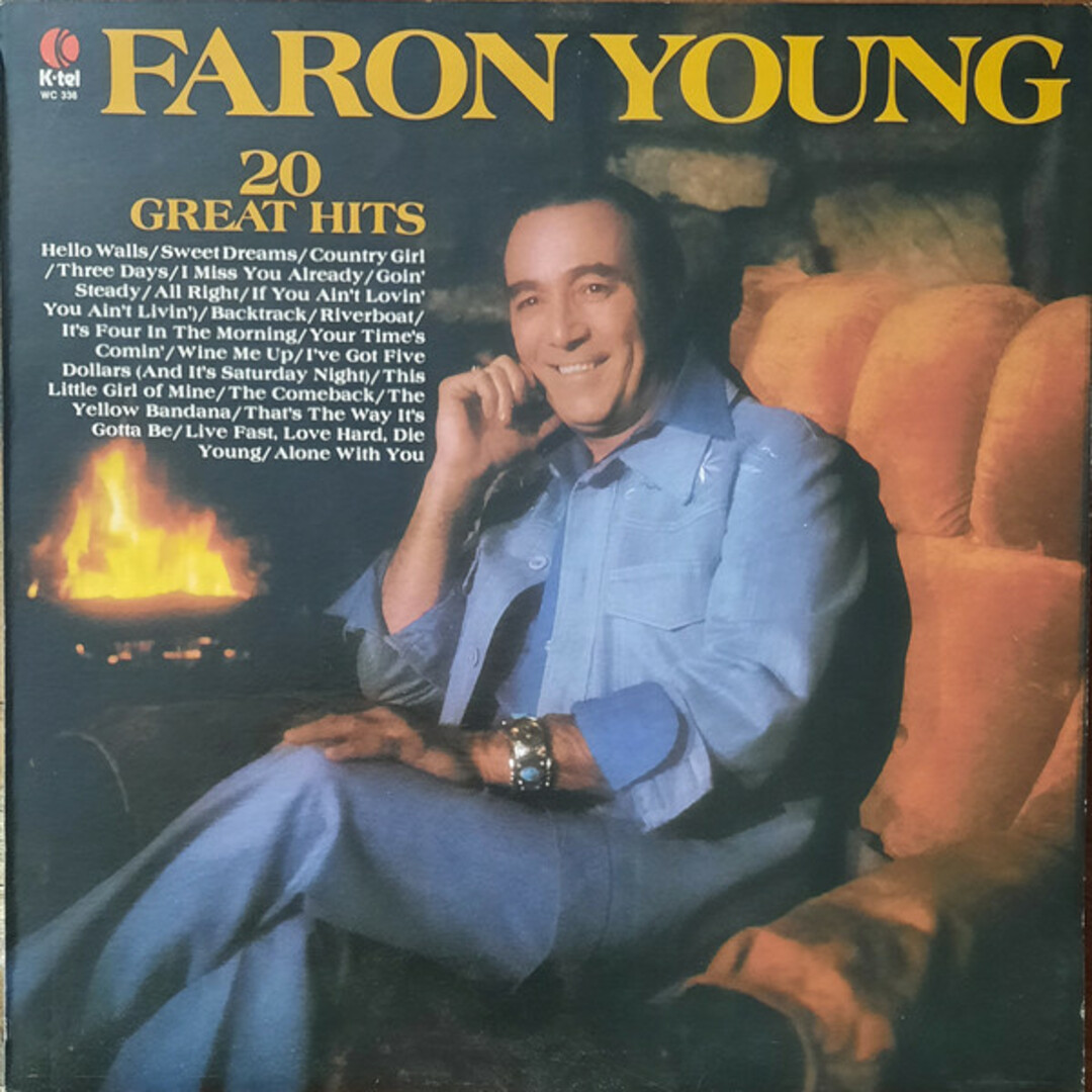 加LP Faron Young 20 Great Hits WC336 K-tel /00260 エンタメ/ホビーのエンタメ その他(その他)の商品写真