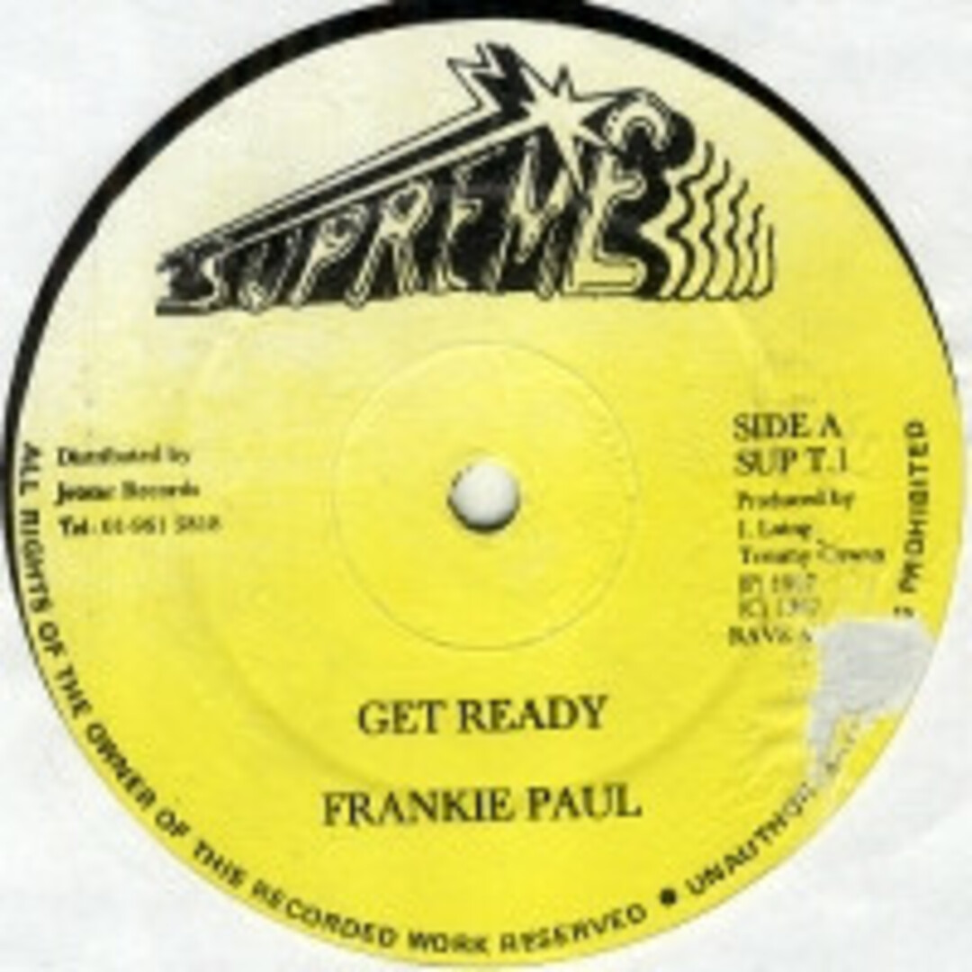 英12" Frankie Paul Get Ready SUPT1 Supreme /00250 エンタメ/ホビーのエンタメ その他(その他)の商品写真