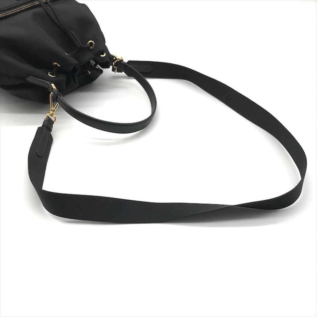 PRADA - 未使用保管品 PRADA プラダ 三角ロゴプレート ナイロン PRADA - 未使用保管品 PRADA プラダ 三角ロゴプレート ナイロン