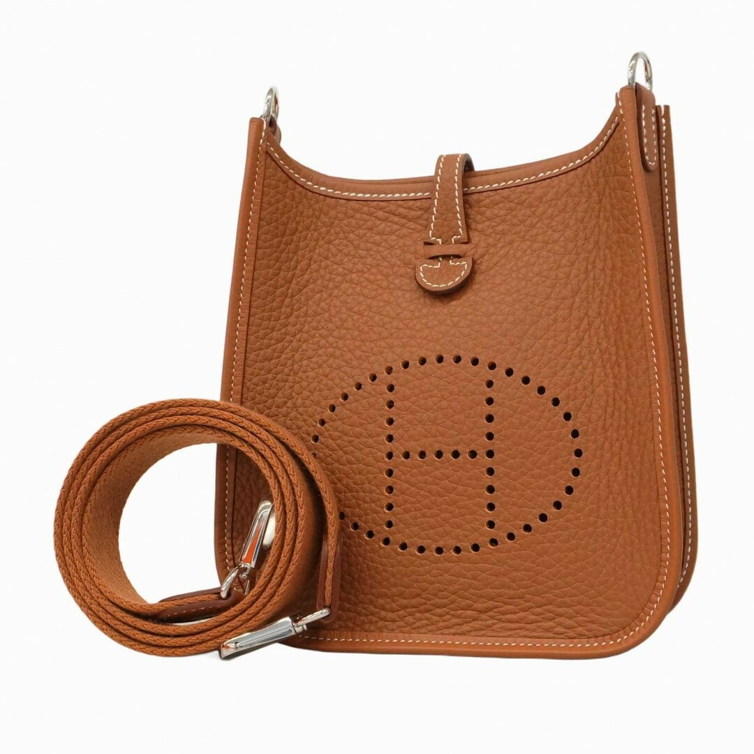 HERMES - ★最終価格★SALE【5dd6095】エルメス ショルダーバッグ エヴリンTPM トリヨンクレマンス ゴールド シルバー金具 W刻印【中古】レディース