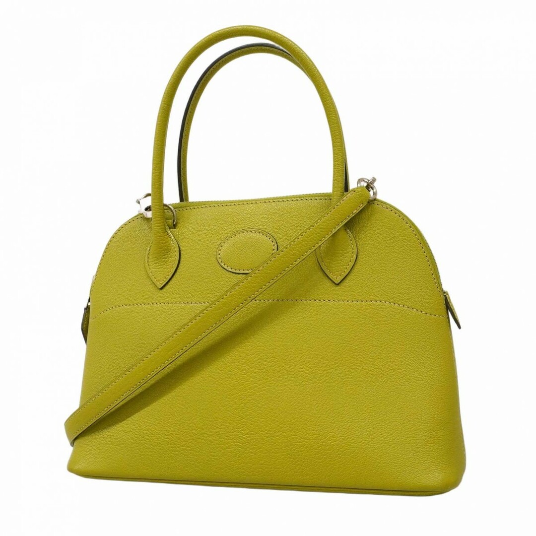 HERMES - ★最終価格★SALE【5dd6141】エルメス ハンドバッグ ボリード シェーブル アイスグリーン シルバー金具 □L刻印【中古】レディース