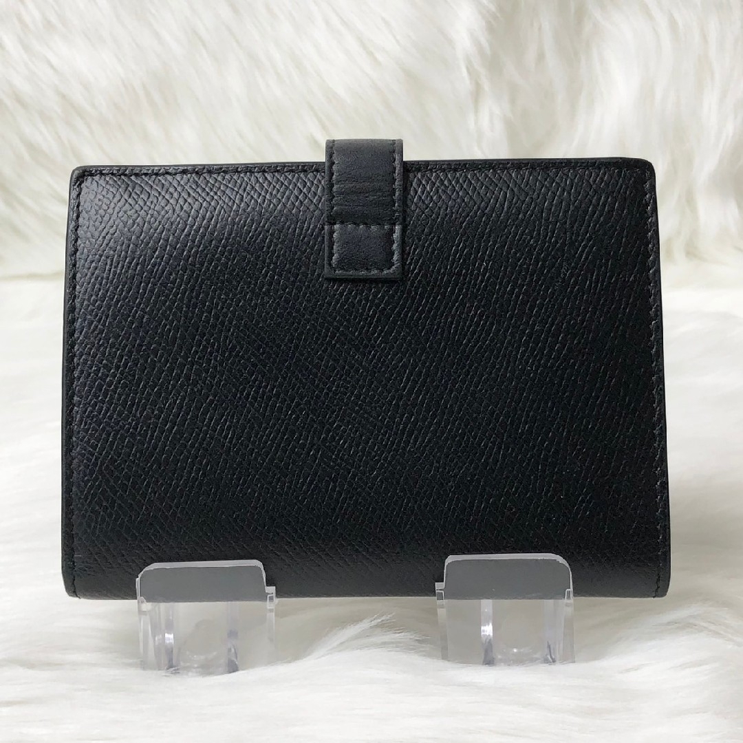 CELINE - 【美品】CELINE 二つ折り財布 ミディアム ストラップ CELINE - 【美品】CELINE 二つ折り財布 ミディアム ストラップ
