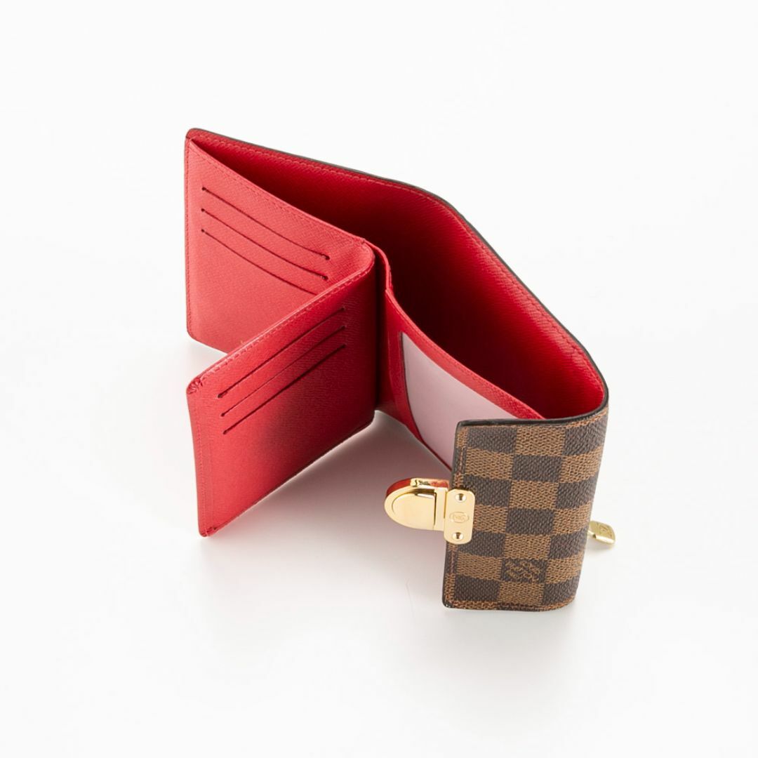 LOUIS VUITTON - ルイ・ヴィトン LOUIS VUITTON 折り財布 ダミエ LOUIS VUITTON - ルイ・ヴィトン LOUIS VUITTON 折り財布 ダミエ