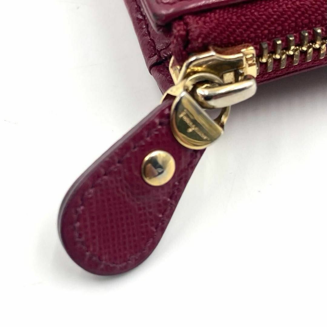 FERRAGAMO - 美品 Ferragamo 長財布 フェラガモ ラウンド FERRAGAMO - 美品 Ferragamo 長財布 フェラガモ ラウンド