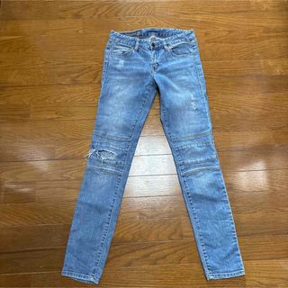 アルマーニエクスチェンジ(ARMANI EXCHANGE)のアルマーニエクスチェンジ　ユーズド加工バイカーデニム(デニム/ジーンズ)