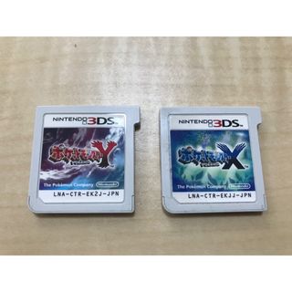 ニンテンドー3DS(ニンテンドー3DS)のソフトのみ✨ポケットモンスター X＆Y✨即日発送可(携帯用ゲームソフト)