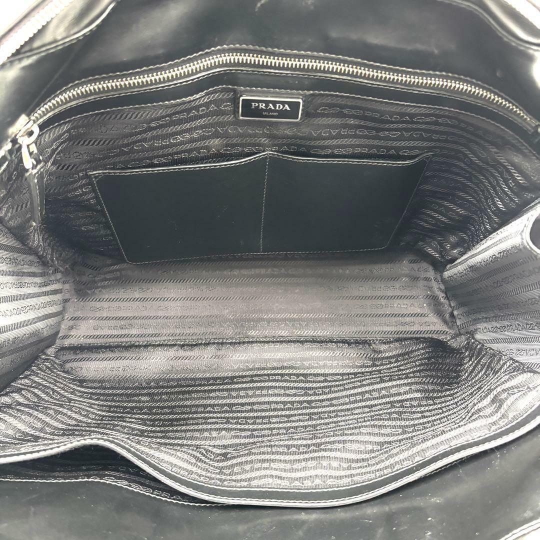 PRADA - PRADA プラダ ビジネスバッグ ブリーフケース 三角ロゴ PRADA - PRADA プラダ ビジネスバッグ ブリーフケース 三角ロゴ