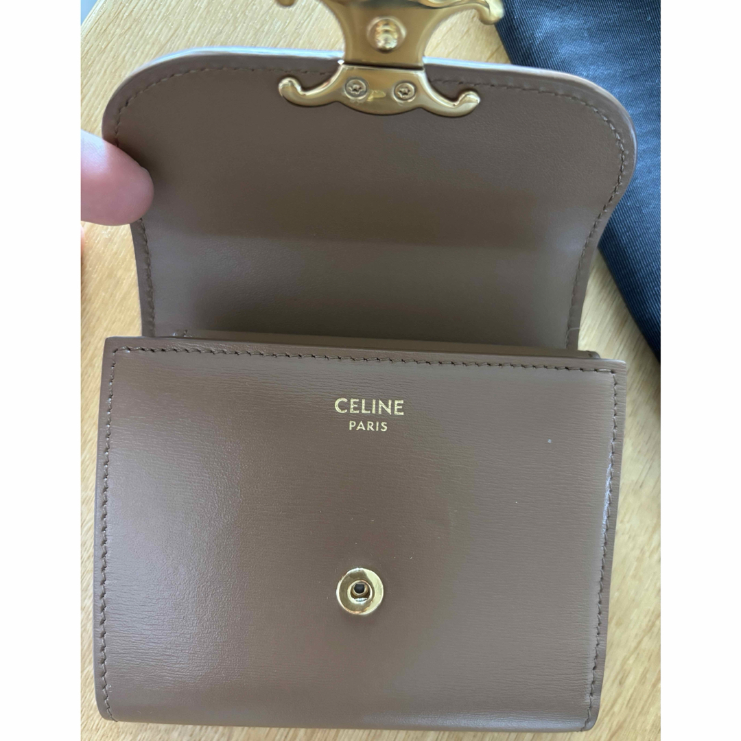 CELINE - CELINE ミニ財布 スモール フラップウォレット CELINE - CELINE ミニ財布 スモール フラップウォレット