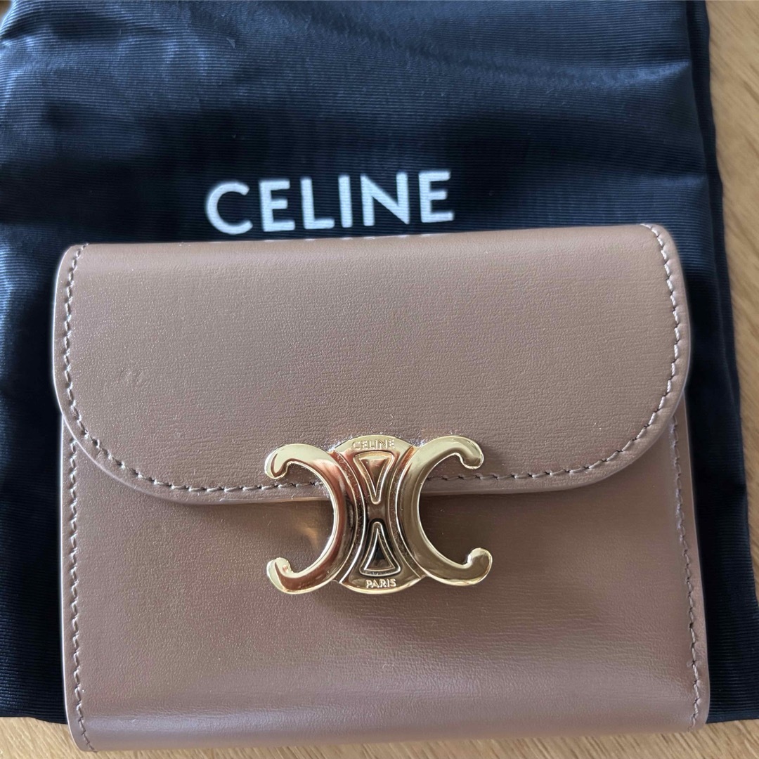 CELINE - CELINE ミニ財布 スモール フラップウォレット CELINE - CELINE ミニ財布 スモール フラップウォレット