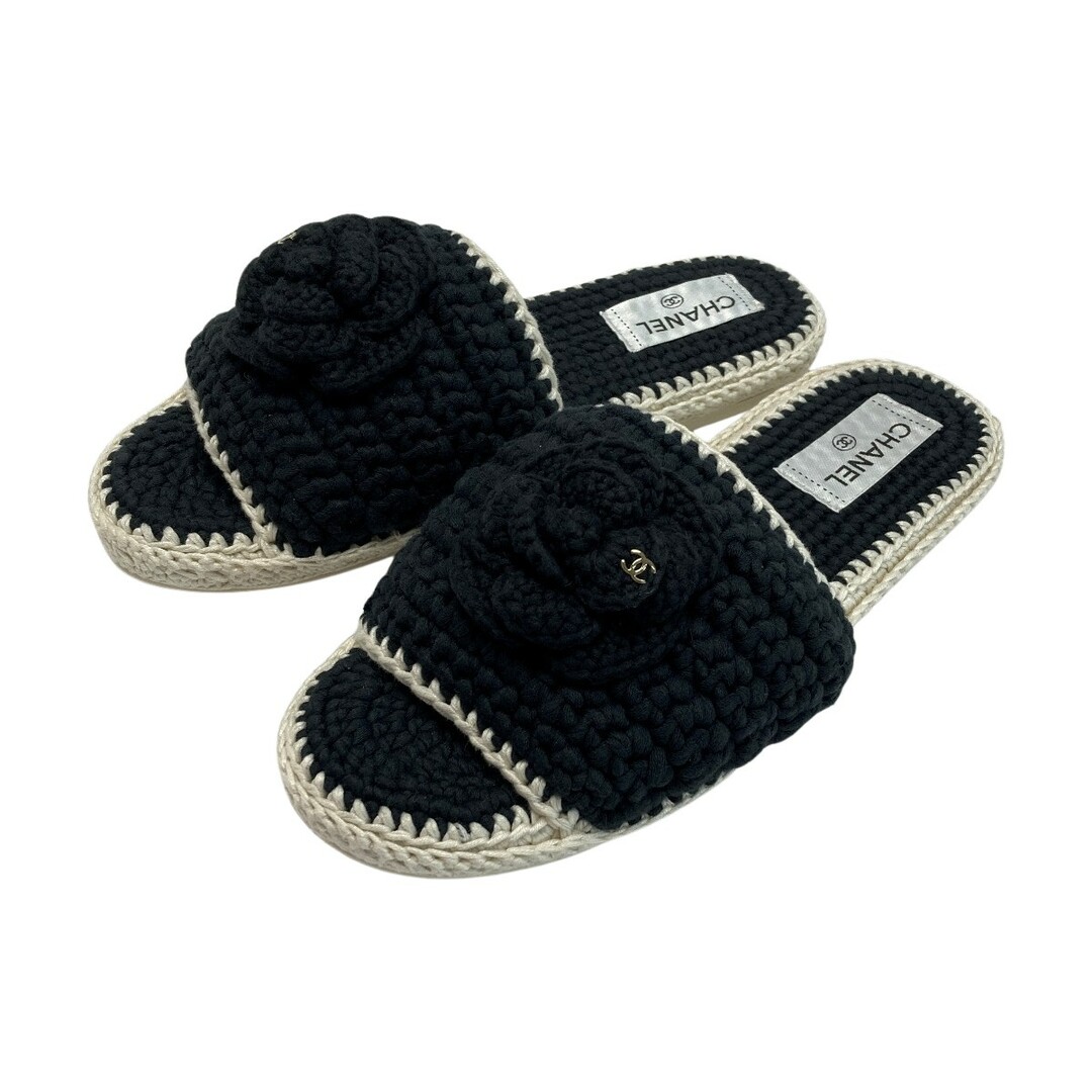 CHANEL - CHANEL シャネル ココマーク カメリア クロシェ CHANEL - CHANEL シャネル ココマーク カメリア クロシェ