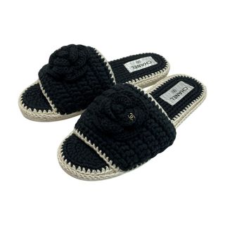 CHANEL - CHANEL シャネル ココマーク カメリア クロシェ CHANEL - CHANEL シャネル ココマーク カメリア クロシェ