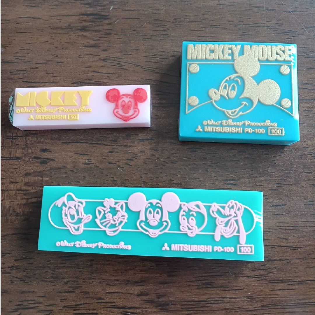 ディズニー消しゴム ミッキーセット エンタメ/ホビーのおもちゃ/ぬいぐるみ(キャラクターグッズ)の商品写真